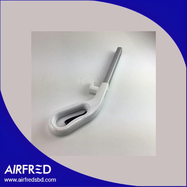 Mango de repuesto para aspiradora, color blanco.