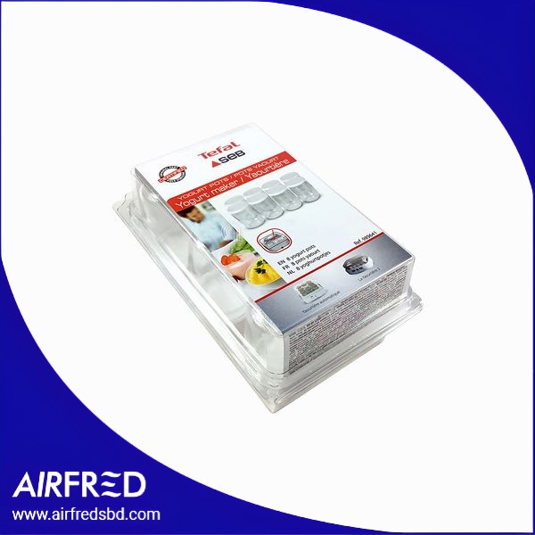 SEB989641 tarros de yogur con tapa de vidrio para robot de cocina