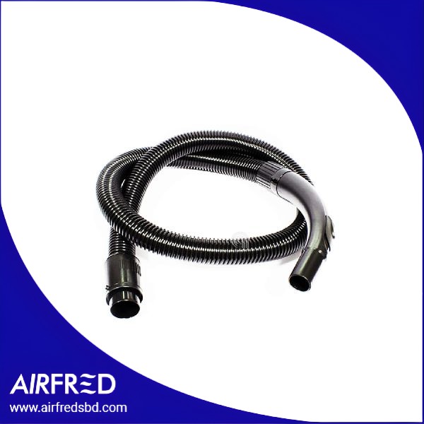Manguera flexible con mango para aspiradora, negro