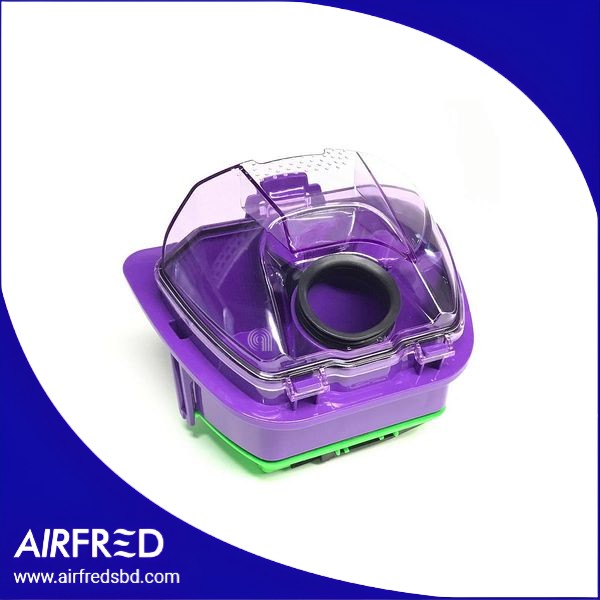 Contenedor de polvo para aspiradora, color violeta, original