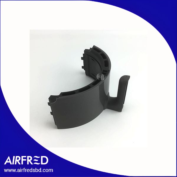 Manilla de soporte gris para freidora