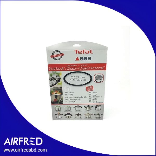 Junta de estanqueidad SEBX1010003 para olla a presión, 253 mm, 8–10 L.