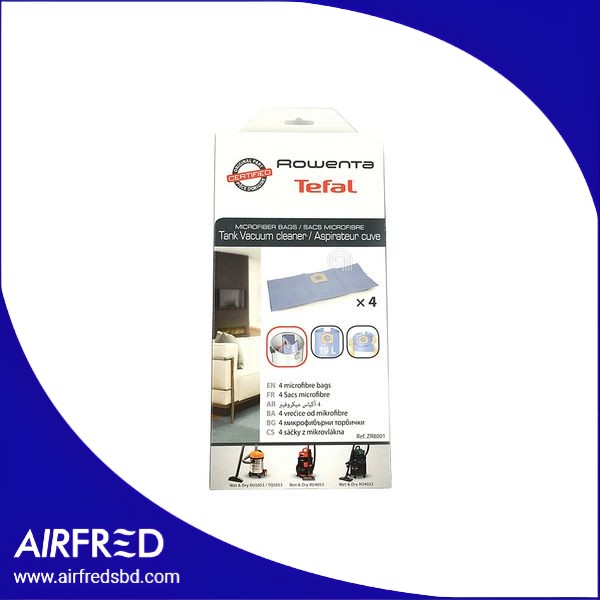 Set de 4 bolsas de papel para aspiradora ZR8001