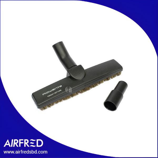 Cepillo para parquet para aspiradora con adaptador, color negro