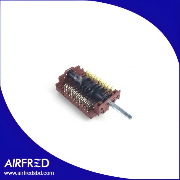 Interruptor de horno, repuesto original, montaje estándar.