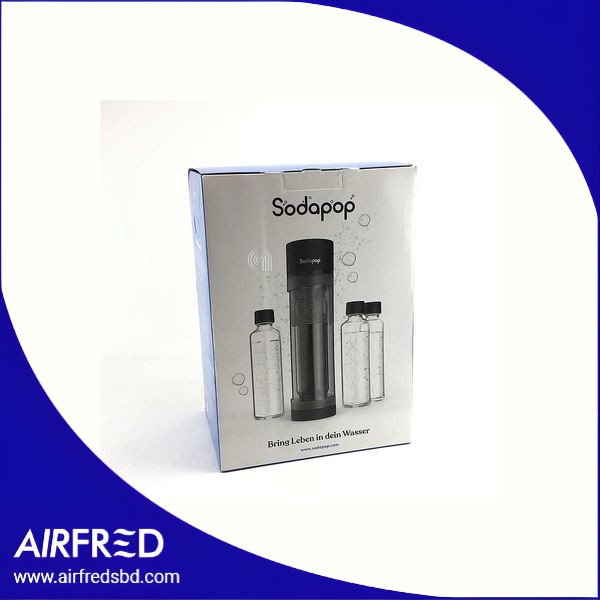 Gasatador de agua para dispensador con cilindro CO2 y botellas de vidrio