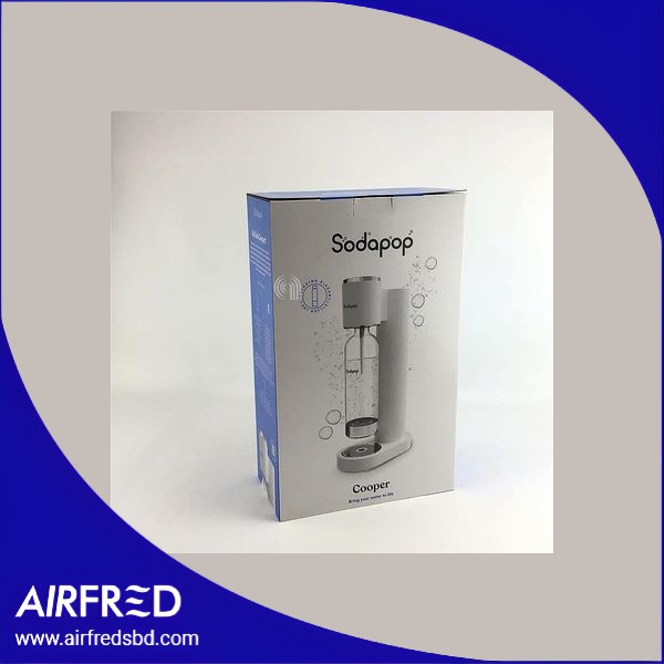 Gasatore de agua con botella PET incluida; SKU 10028726.