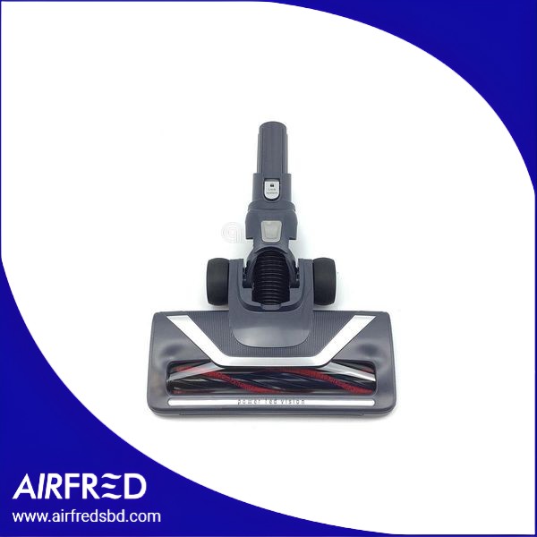 Cepillo eléctrico gris para aspiradora