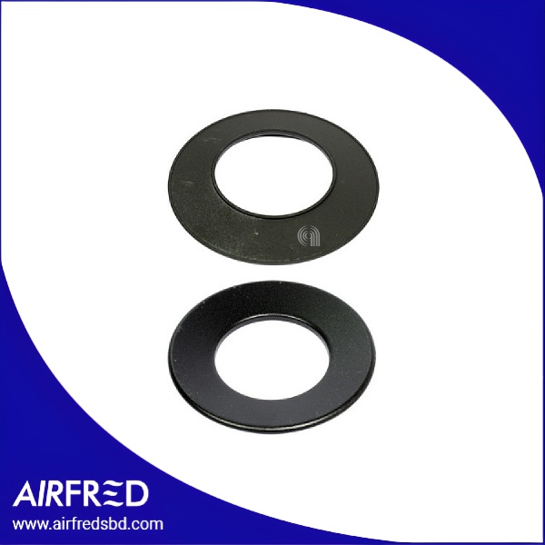 Anillo Tripla Corona Negro Mate para fogones Bompani SKU: M00389924