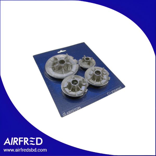 Kit de quemadores original de 4 fuegos para cocina Indesit SKU: C00065933