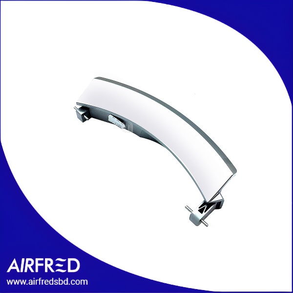 Manija de puerta original para lavadora Bosch color plata SKU: BSH00751786