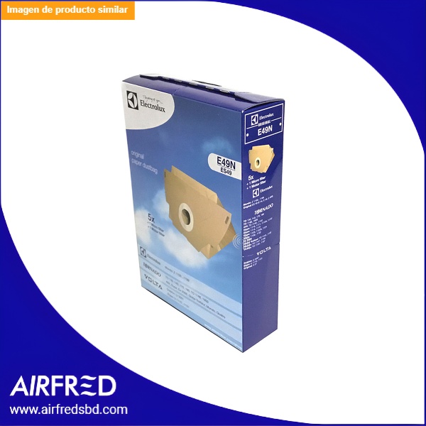 Pack de 4 bolsas de papel y 1 filtro para aspiradoras Electrolux SKU: 9002565464